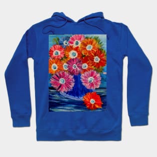 Color pop flower Hoodie